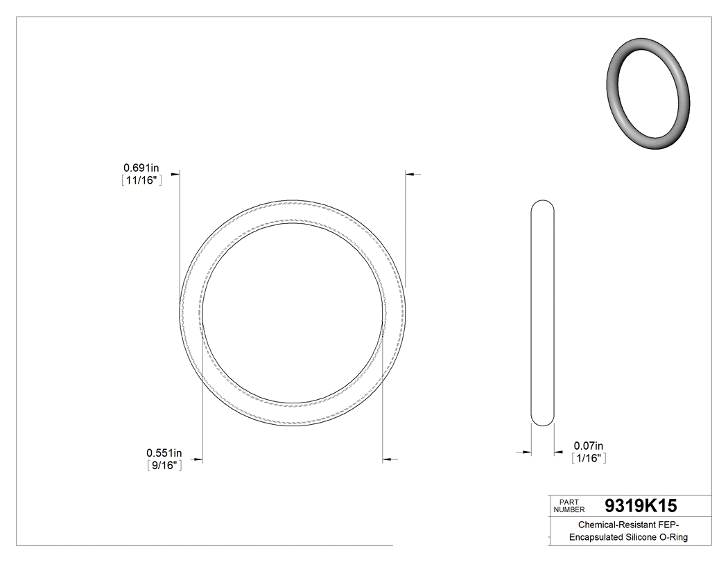 Technical drawing - 9319K15